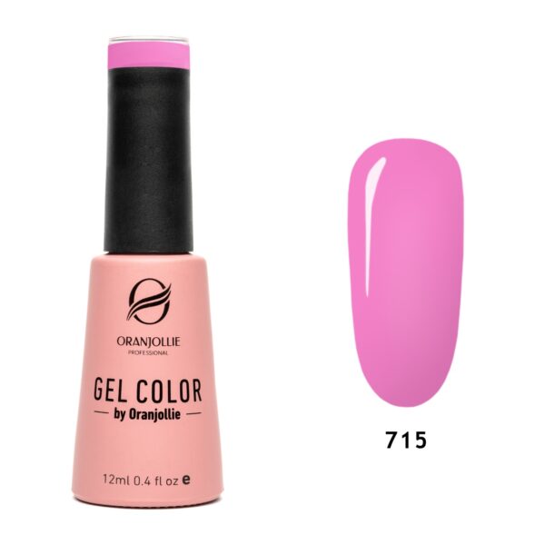 TPO FREE Oja semipermanenta Gel Color Nr.715 12ml Oranjollie