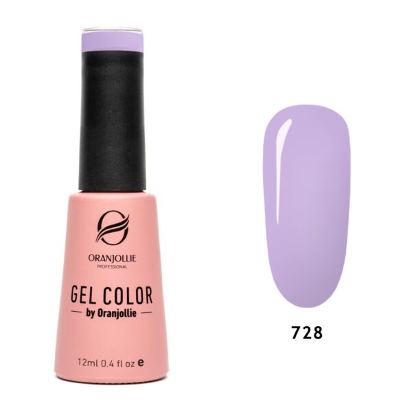 TPO FREE Oja semipermanenta Gel Color Nr.728 12ml Oranjollie