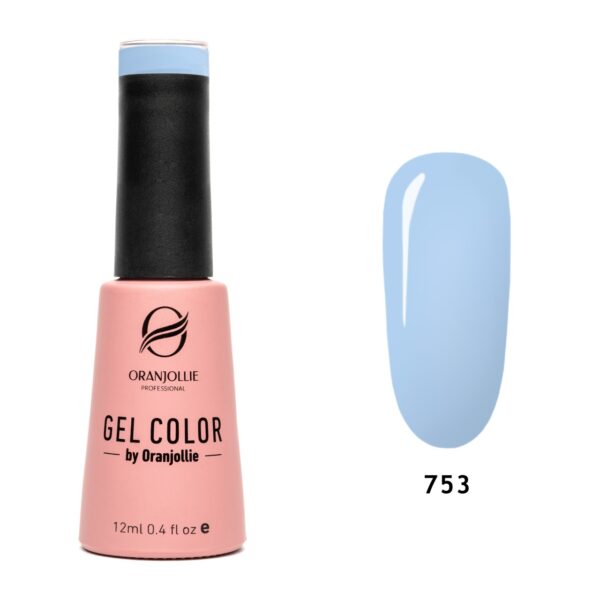 TPO FREE Oja semipermanenta Gel Color Nr.753 12ml Oranjollie