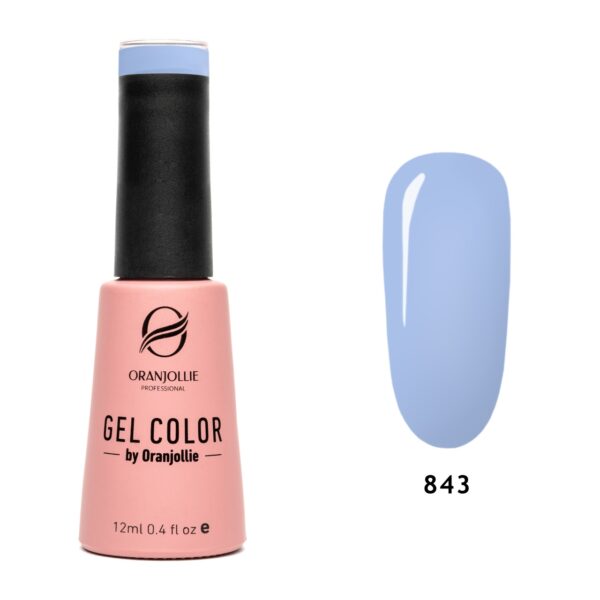 TPO FREE Oja semipermanenta Gel Color Nr.843 12ml Oranjollie