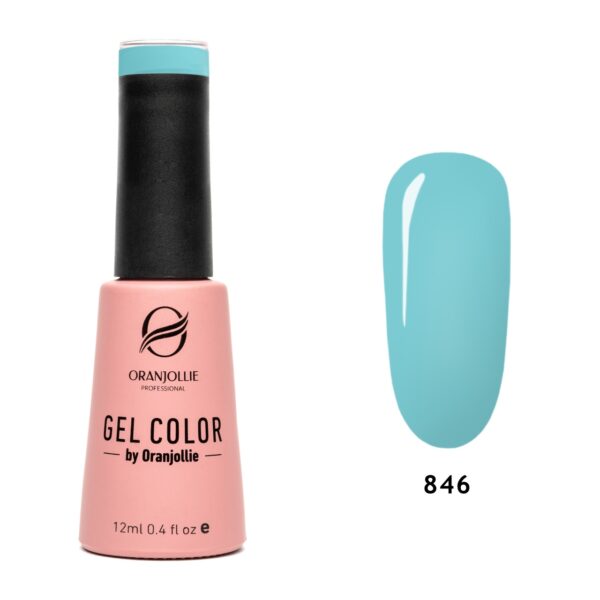 TPO FREE Oja semipermanenta Gel Color Nr.846 12ml Oranjollie
